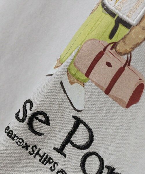 SHIPS / シップス Tシャツ | SHIPS Colors: TeddyBear(R) プリント & ステッチ Tシャツ◇ | 詳細26