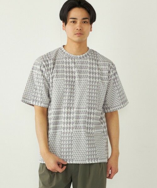 SHIPS / シップス Tシャツ | SHIPS Colors:パイル ジャカード Tシャツ | 詳細4