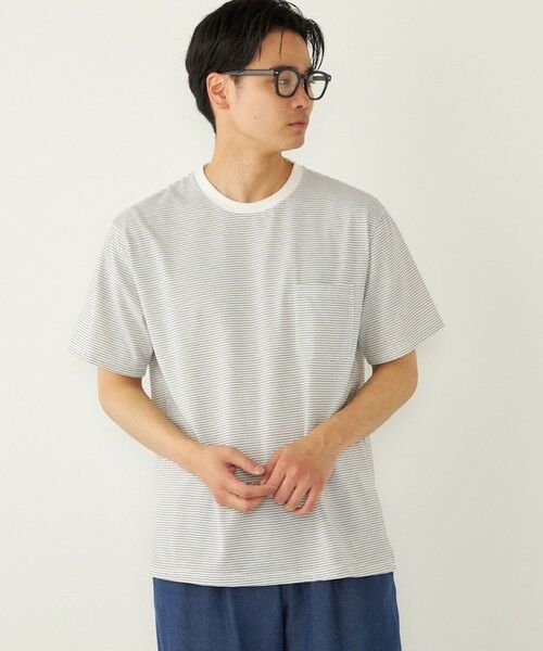 SHIPS / シップス Tシャツ | SHIPS Colors:CAVE(R) ボーダー Tシャツ◇ | 詳細13