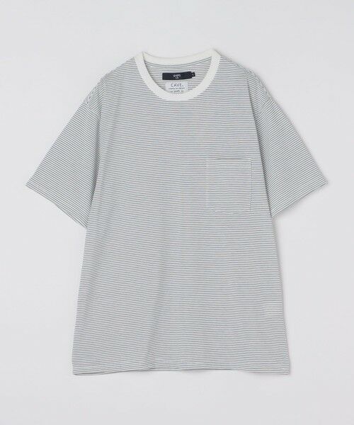 SHIPS / シップス Tシャツ | SHIPS Colors:CAVE(R) ボーダー Tシャツ◇ | 詳細1