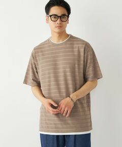SHIPS / シップス Tシャツ | SHIPS Colors:フェイクレイヤード ボーダー Tシャツ