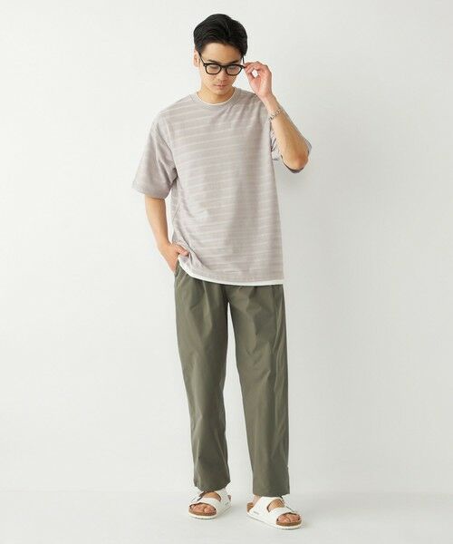 SHIPS / シップス Tシャツ | SHIPS Colors:フェイクレイヤード ボーダー Tシャツ | 詳細3