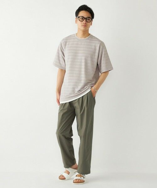 SHIPS / シップス Tシャツ | SHIPS Colors:フェイクレイヤード ボーダー Tシャツ | 詳細6