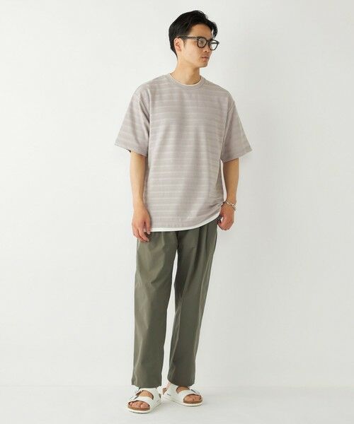 SHIPS / シップス Tシャツ | SHIPS Colors:フェイクレイヤード ボーダー Tシャツ | 詳細7