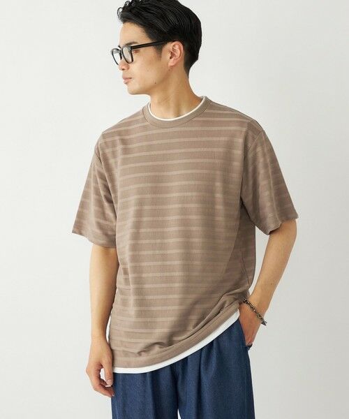 SHIPS / シップス Tシャツ | SHIPS Colors:フェイクレイヤード ボーダー Tシャツ | 詳細17