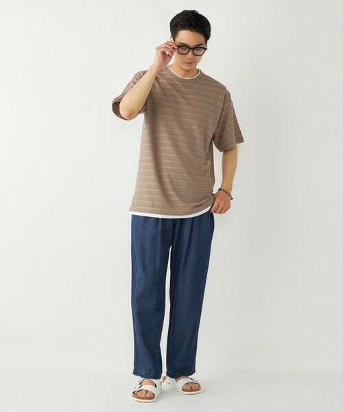 SHIPS / シップス Tシャツ | SHIPS Colors:フェイクレイヤード ボーダー Tシャツ | 詳細19