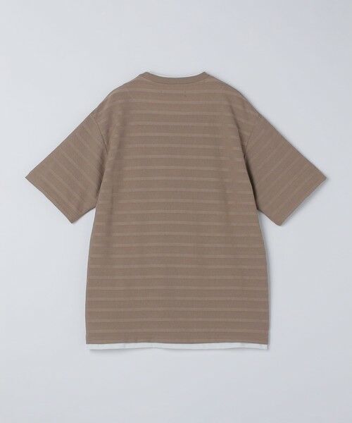 SHIPS / シップス Tシャツ | SHIPS Colors:フェイクレイヤード ボーダー Tシャツ | 詳細9