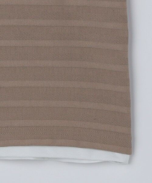 SHIPS / シップス Tシャツ | SHIPS Colors:フェイクレイヤード ボーダー Tシャツ | 詳細12