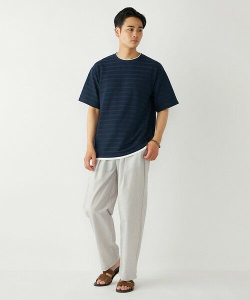 SHIPS / シップス Tシャツ | SHIPS Colors:フェイクレイヤード ボーダー Tシャツ | 詳細27