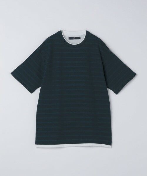 SHIPS / シップス Tシャツ | SHIPS Colors:フェイクレイヤード ボーダー Tシャツ | 詳細21