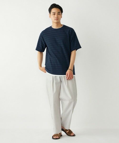 SHIPS / シップス Tシャツ | SHIPS Colors:フェイクレイヤード ボーダー Tシャツ | 詳細30