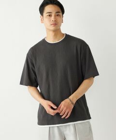 SHIPS / シップス Tシャツ | SHIPS Colors:フェイクレイヤード リンクス Tシャツ