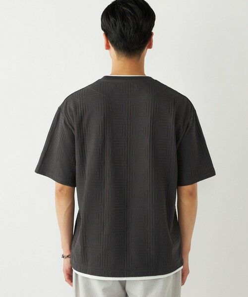 SHIPS / シップス Tシャツ | SHIPS Colors:フェイクレイヤード リンクス Tシャツ | 詳細5