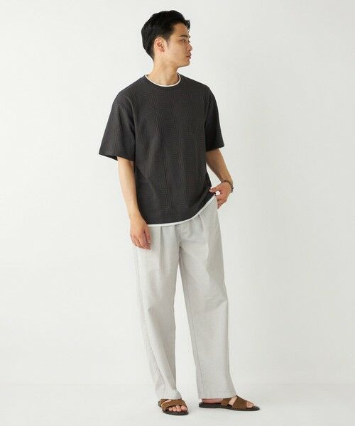 SHIPS / シップス Tシャツ | SHIPS Colors:フェイクレイヤード リンクス Tシャツ | 詳細11