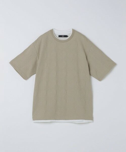 SHIPS / シップス Tシャツ | SHIPS Colors:フェイクレイヤード リンクス Tシャツ | 詳細12