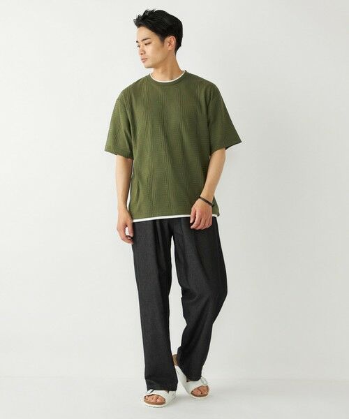 SHIPS / シップス Tシャツ | SHIPS Colors:フェイクレイヤード リンクス Tシャツ | 詳細27