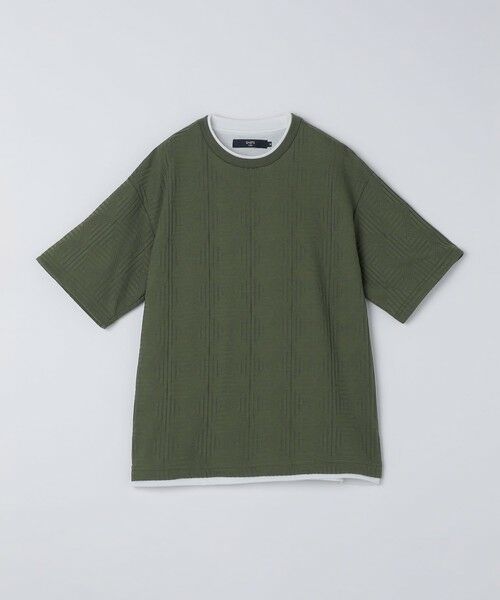 SHIPS / シップス Tシャツ | SHIPS Colors:フェイクレイヤード リンクス Tシャツ | 詳細19