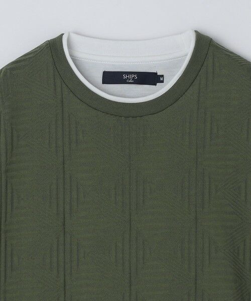 SHIPS / シップス Tシャツ | SHIPS Colors:フェイクレイヤード リンクス Tシャツ | 詳細21