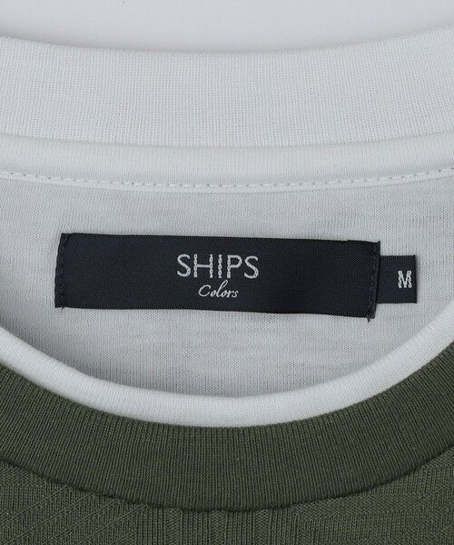 SHIPS / シップス Tシャツ | SHIPS Colors:フェイクレイヤード リンクス Tシャツ | 詳細24