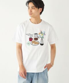 SHIPS / シップス Tシャツ | SHIPS Colors:パッチワーク プリント TEE◇