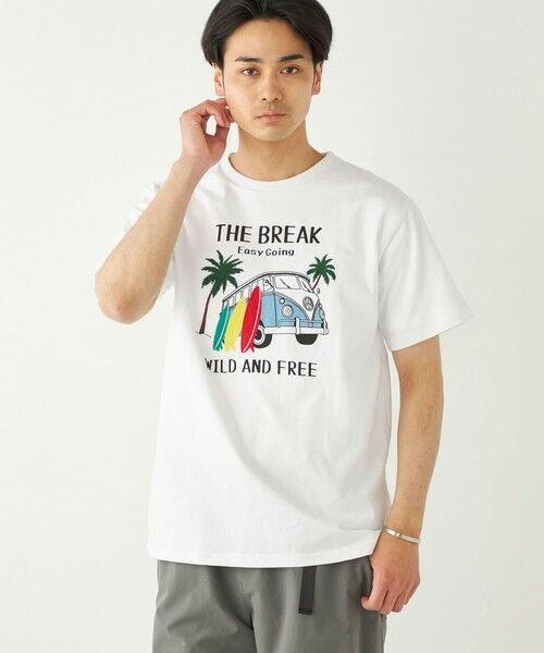 SHIPS / シップス Tシャツ | SHIPS Colors:パッチワーク プリント TEE◇ | 詳細4