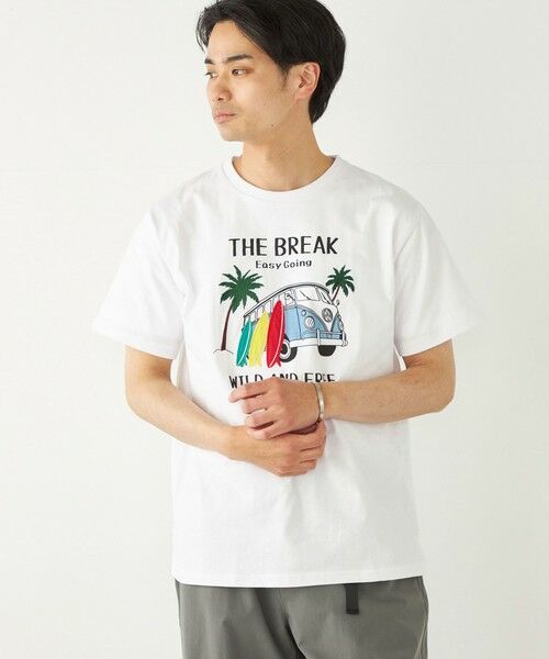 SHIPS / シップス Tシャツ | SHIPS Colors:パッチワーク プリント TEE◇ | 詳細5