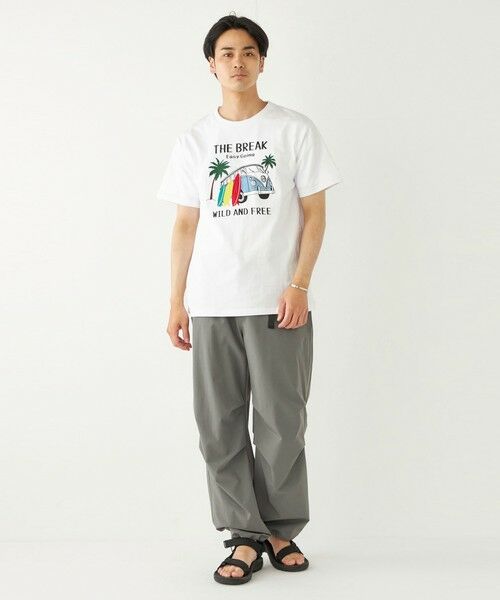 SHIPS / シップス Tシャツ | SHIPS Colors:パッチワーク プリント TEE◇ | 詳細1