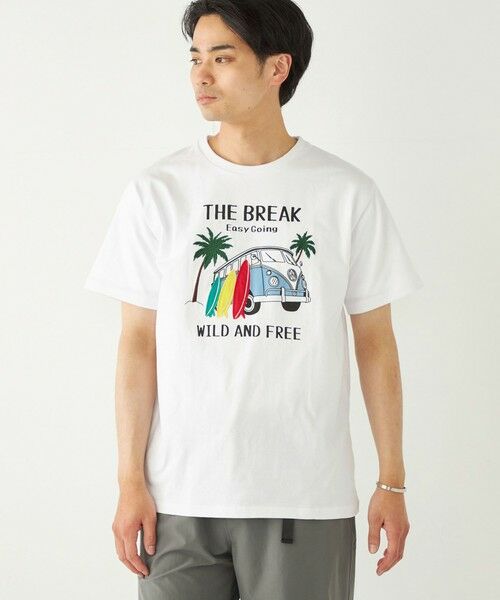 SHIPS / シップス Tシャツ | SHIPS Colors:パッチワーク プリント TEE◇ | 詳細2