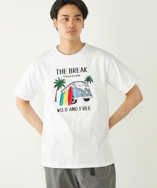 SHIPS / シップス Tシャツ | SHIPS Colors:パッチワーク プリント TEE◇ | 詳細3