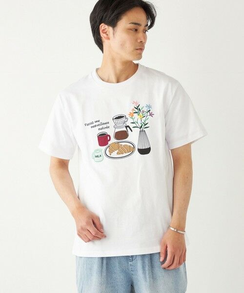 SHIPS / シップス Tシャツ | SHIPS Colors:パッチワーク プリント TEE◇ | 詳細13