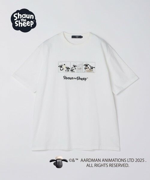 SHIPS / シップス Tシャツ | SHIPS Colors:ひつじのショーン コミック プリント Tシャツ◇ | 詳細1