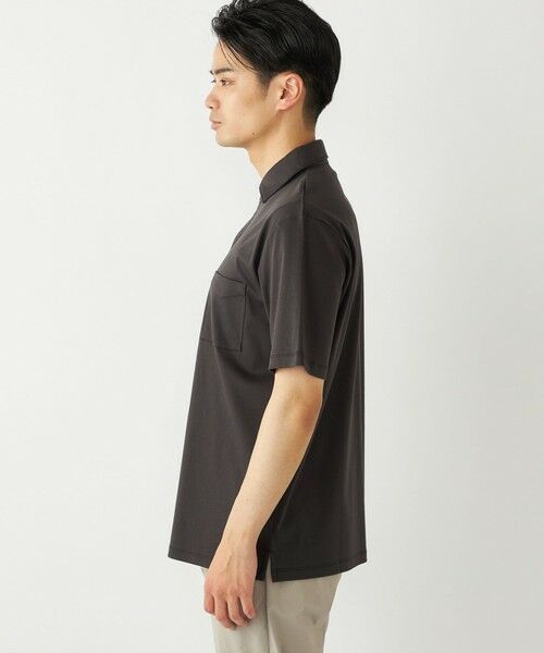 SHIPS / シップス Tシャツ | SHIPS Colors:〈接触冷感・抗菌防臭〉シルケット スムース ポロシャツ | 詳細22