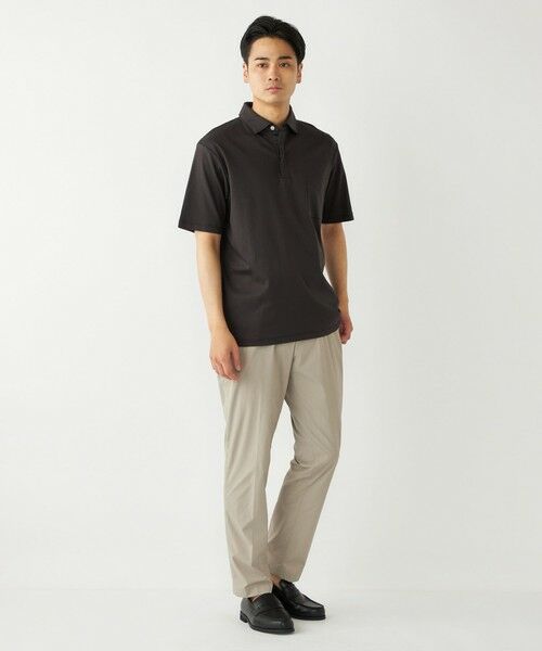 SHIPS / シップス Tシャツ | SHIPS Colors:〈接触冷感・抗菌防臭〉シルケット スムース ポロシャツ | 詳細25