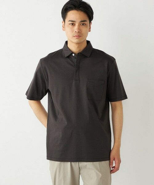 SHIPS / シップス Tシャツ | SHIPS Colors:〈接触冷感・抗菌防臭〉シルケット スムース ポロシャツ | 詳細27