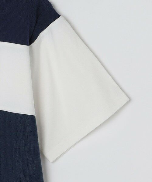 SHIPS / シップス Tシャツ | SHIPS Colors:〈洗濯機可能〉ニット 切替 ボーダー Tシャツ | 詳細26