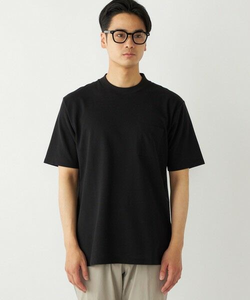 SHIPS / シップス Tシャツ | SHIPS Colors:〈吸水速乾〉リネンブレンド カノコ ビズ Tシャツ◇ | 詳細3