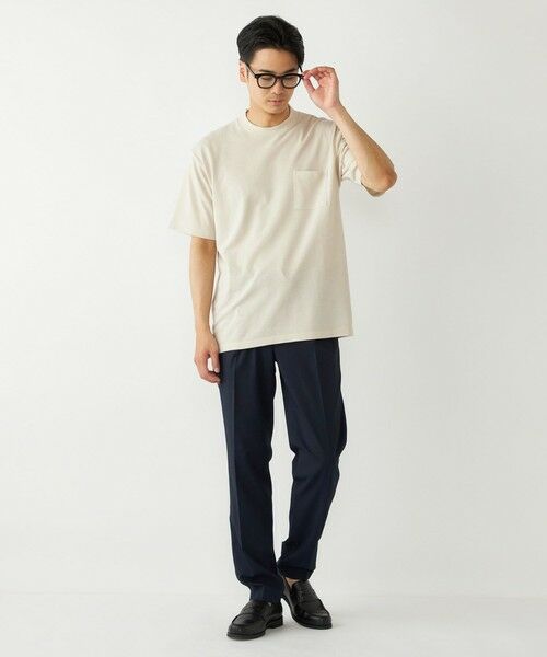 SHIPS / シップス Tシャツ | SHIPS Colors:〈吸水速乾〉リネンブレンド カノコ ビズ Tシャツ◇ | 詳細21