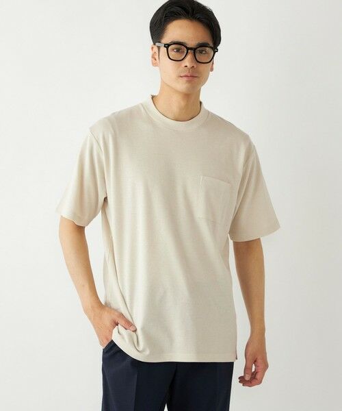 SHIPS / シップス Tシャツ | SHIPS Colors:〈吸水速乾〉リネンブレンド カノコ ビズ Tシャツ◇ | 詳細24