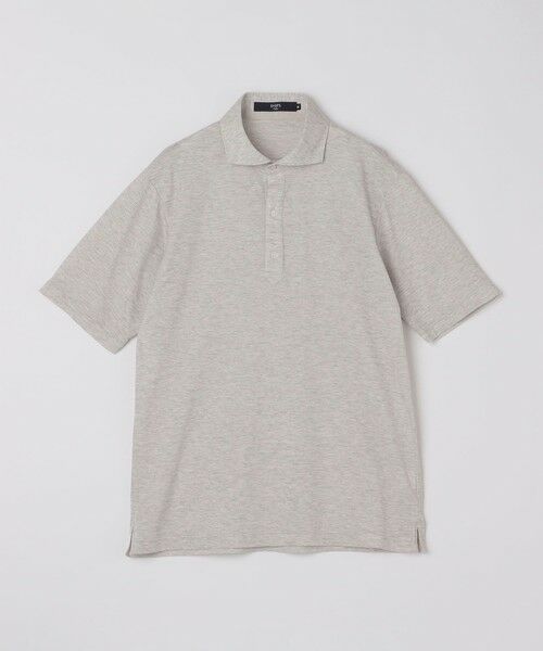 SHIPS / シップス Tシャツ | SHIPS Colors:〈洗濯機可能〉カノコ ポロシャツ◇(ライトグレー)