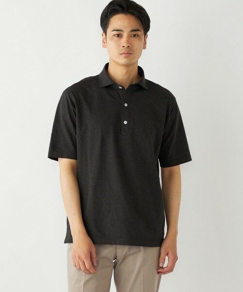 SHIPS / シップス Tシャツ | SHIPS Colors:〈洗濯機可能〉カノコ ポロシャツ◇(ダークグレー)