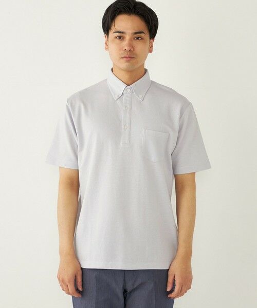 SHIPS / シップス ポロシャツ | SHIPS Colors: 〈吸水速乾〉カノコ ボタンダウン 半袖 ポロシャツ | 詳細3