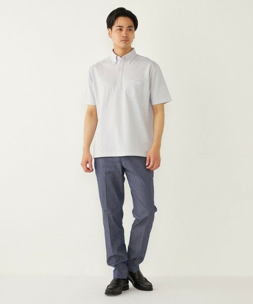 SHIPS / シップス ポロシャツ | SHIPS Colors: 〈吸水速乾〉カノコ ボタンダウン 半袖 ポロシャツ | 詳細7