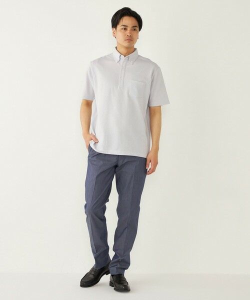 SHIPS / シップス ポロシャツ | SHIPS Colors: 〈吸水速乾〉カノコ ボタンダウン 半袖 ポロシャツ | 詳細11