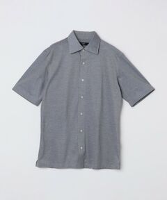 SHIPS / シップス Tシャツ | SHIPS Colors:〈洗濯機可能〉カノコ ニット ワイドカラー ショートスリーブ