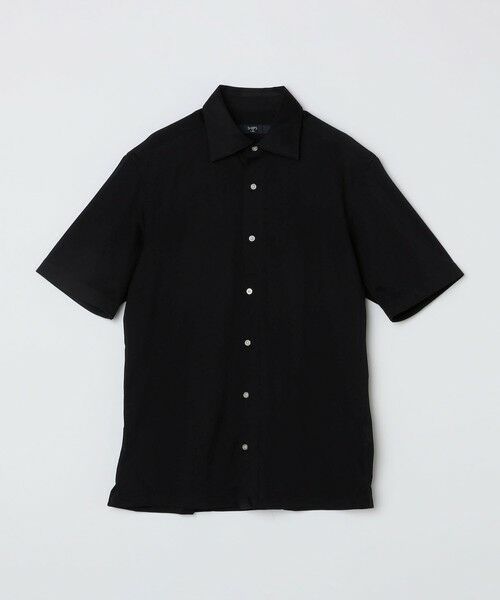 SHIPS / シップス Tシャツ | SHIPS Colors:〈洗濯機可能〉カノコ ニット ワイドカラー ショートスリーブ | 詳細3