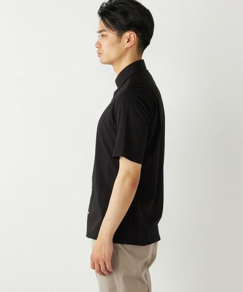 SHIPS / シップス Tシャツ | SHIPS Colors:〈洗濯機可能〉カノコ ニット ワイドカラー ショートスリーブ | 詳細6