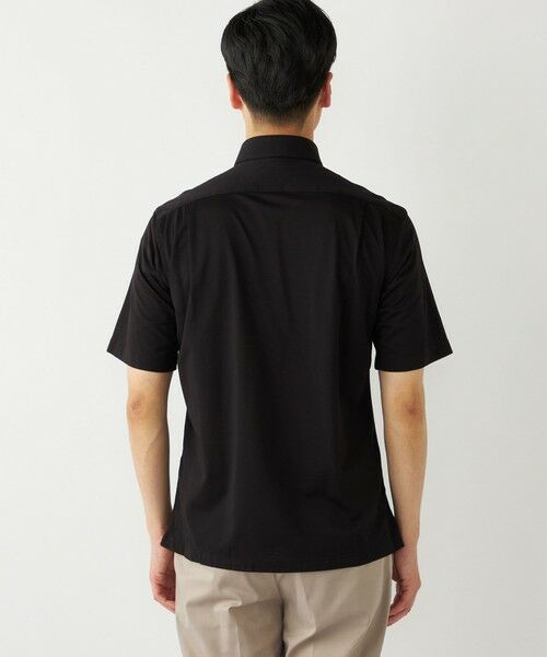 SHIPS / シップス Tシャツ | SHIPS Colors:〈洗濯機可能〉カノコ ニット ワイドカラー ショートスリーブ | 詳細7