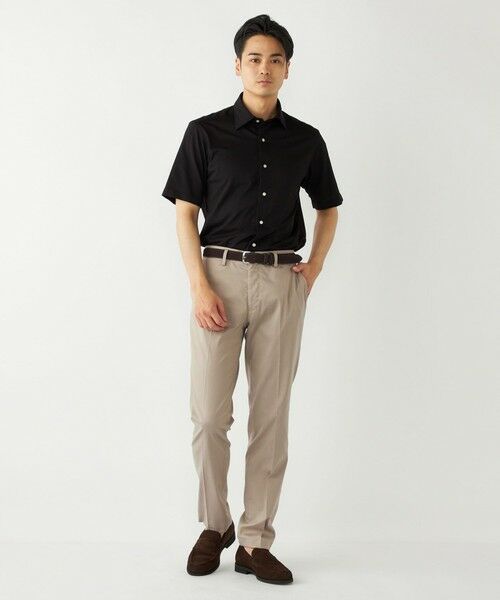 SHIPS / シップス Tシャツ | SHIPS Colors:〈洗濯機可能〉カノコ ニット ワイドカラー ショートスリーブ | 詳細9