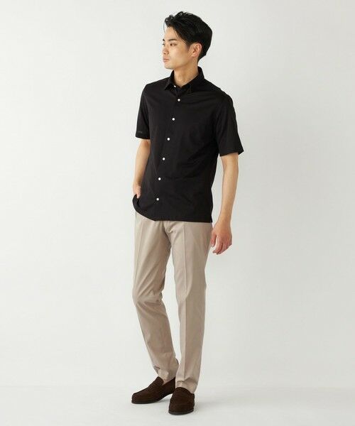 SHIPS / シップス Tシャツ | SHIPS Colors:〈洗濯機可能〉カノコ ニット ワイドカラー ショートスリーブ | 詳細14