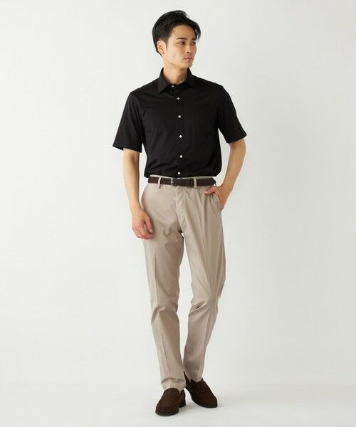 SHIPS / シップス Tシャツ | SHIPS Colors:〈洗濯機可能〉カノコ ニット ワイドカラー ショートスリーブ | 詳細17